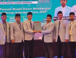 Ketua Umum DPW BKPRMI Jawa Tengah Ucap Selamat Kepada Nanang Mubarok terpilih Aklamasi Ketua Umum DPP BKPRMI Periode 2024-2029