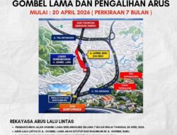 Jalan Gombel Lama Tutup, Berikut Rekayasa Lalu Lintas Mulai 20 April 2026Jalan Gombel Lama Tutup, Berikut Rekayasa Lalu Lintas Mulai 20 April 2026
