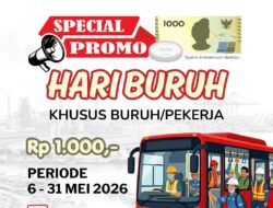 Peringati Hari Buruh, Tarif Trans Semarang Hanya Rp 1.000 untuk Buruh Mulai 6-31 Mei