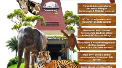 Promo spesial Hari Buruh wisata semarang zoo gratis