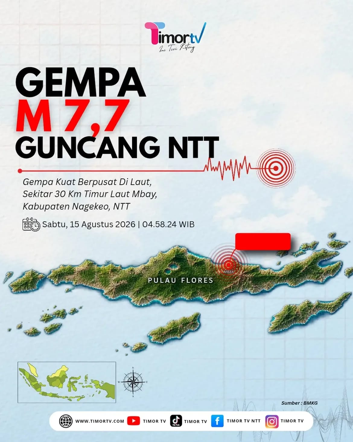 Gempa bumi di NTTT
