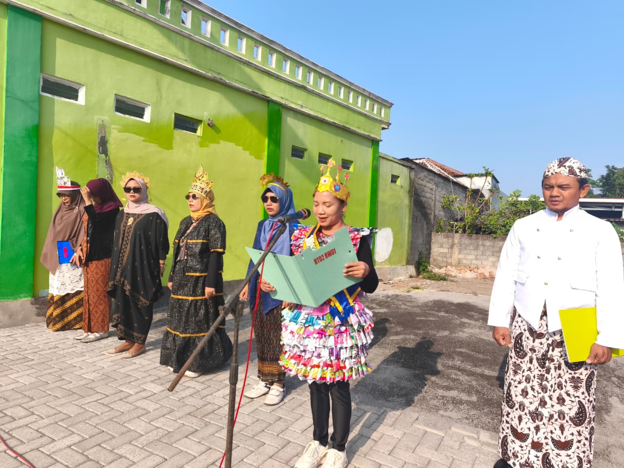 Upacara peringatan HUT RI ke- 81 di Gunungpati