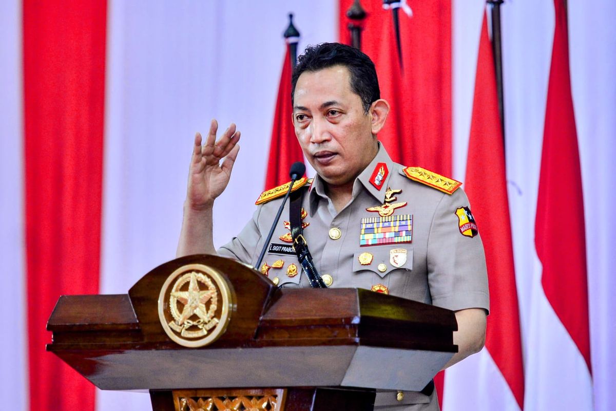 Listyo Sigit dihentikan jadi Kapolri